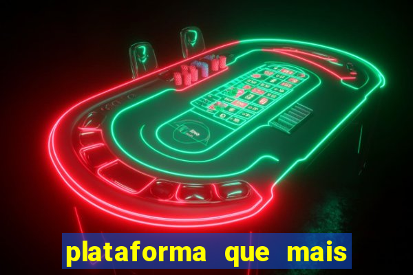 plataforma que mais paga no fortune tiger